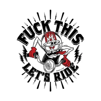 cafe 4 racer - Lethal Threat Angel Ass sticker - LETHAL THREAT Stickers 