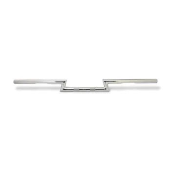 cafe 4 racer - Burly, Dominator raked 1-1/4" T-bar 10” rise. Gloss black - BURLY H&D & Custom 