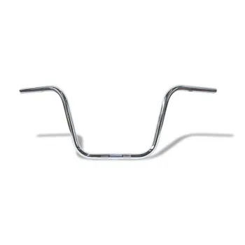 cafe 4 racer - Biltwell Tyson XL pullback handlebar 14" chrome slotted - BILTWELL H&D & Custom 