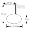 cafe 4 racer - Koncové zrcátko na řídítkách HIGHSIDER VICTORY-X RIM s LED směrovkami - Highsider Zrcátka na řídítka 4054783612963