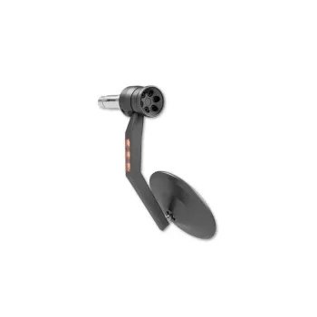 cafe 4 racer - HIGHSIDER MONTANA RIM handlebar end mirror with LED indicator/position light - Highsider Mirros with signal turns or position light 4054783613007