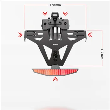 cafe 4 racer - HIGHSIDER AKRON-RS PRO for DUCATI Monster 937 21- - Highsider License plate holders 4054783634293