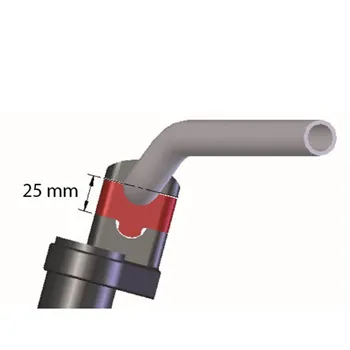 cafe 4 racer - HIGHSIDER pro stúpačka riadidiel 25 mm, čierna pre riadidlá Ø28,6 mm - Highsider Svorky & stúpačky na riaditká 4054783728381