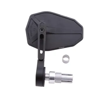 cafe 4 racer -  HIGHSIDER VICTORY-SLIM EVO SHORT handlebar end mirror  - Highsider Bar end mirrors 4054783708147