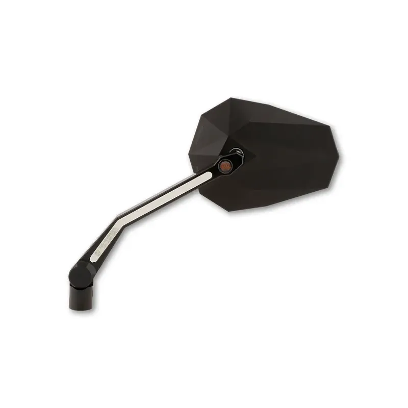 cafe 4 racer - HIGHSIDER STEALTH-X4 mirror with LED indicator & position light - Highsider Standard mirrors 4054783260119