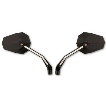 cafe 4 racer - HIGHSIDER STEALTH-X4 mirror with LED indicator & position light - Highsider Standard mirrors 4054783260119