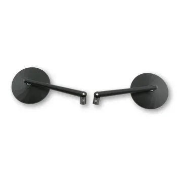 cafe 4 racer - HIGHSIDER smart Handlebar Mirror Ponza Black (1pc) - Highsider Standard mirrors 4054783315734