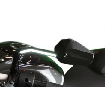 cafe 4 racer - Zrcátko HIGHSIDER STEALTH-X3 s pozičním světlem LED - Highsider Standardní zrcadla 4054783260102