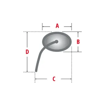 cafe 4 racer - HIGHSIDER aluminum mirror ACTION - Highsider Standard mirrors 4054783040896