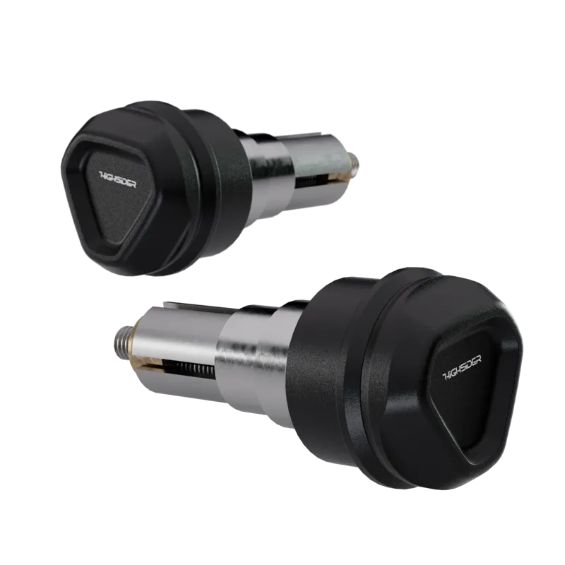 cafe 4 racer - HIGHSIDER VENTURA-LS handlebar weights - Highsider Bar Ends 4054783727438