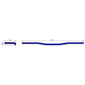 cafe 4 racer - HIGHSIDER per Wide Bar L11 (HS), 1 inch - Highsider Standard handlebars 4054783728138