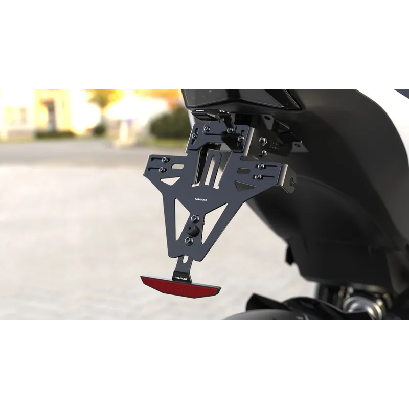 cafe 4 racer - HIGHSIDER AKRON-RS PRO for Kawasaki ZX-10 R 16-20, incl. license plate light - Highsider License plate holders 4054783616657