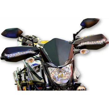 cafe 4 racer - HIGHSIDER hand protectors with LED daytime running lights - Highsider Daytime LED lights 4054783217908