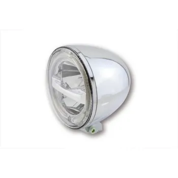 cafe 4 racer - HIGHSIDER 5 3/4 inch LED main headlight CIRCLE - Highsider Headlights bottom mount 4054783227716