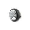 cafe 4 racer - HIGHSIDER 5 3/4 inch LED headlight PECOS TYPE 5, matt black - Highsider Headlights side mount 4054783255573