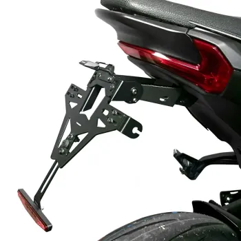 cafe 4 racer - License Plate Holder MV AGUSTA F3 675/800 12-18 Adjustable Black incl. Reflector Holder - HS MOTO Germany License plate holders 4251361205139