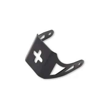 cafe 4 racer - Sada držáků lampy CNC dlouhá černá Ø: 49mm 4 svorky a 2 držáky - Daytona Držáky světlometů 4251352631589