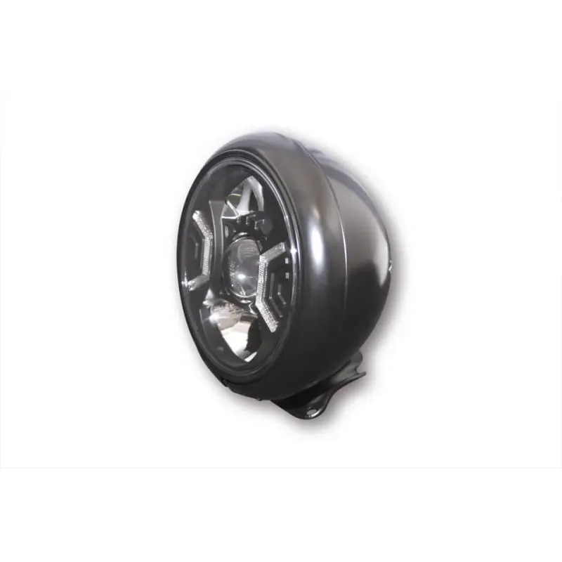 cafe 4 racer - HIGHSIDER 7 inch LED headlamp HD-STYLE TYPE 2 - Highsider LED Headlight & inserts 4054783188024