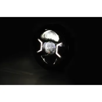 cafe 4 racer - HIGHSIDER 7 inch LED headlamp HD-STYLE TYPE 2 - Highsider LED Headlight & inserts 4054783188024