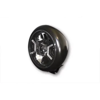 cafe 4 racer - HIGHSIDER 7 inch LED headlamp HD-STYLE TYPE 2 - Highsider LED Headlight & inserts 4054783188024
