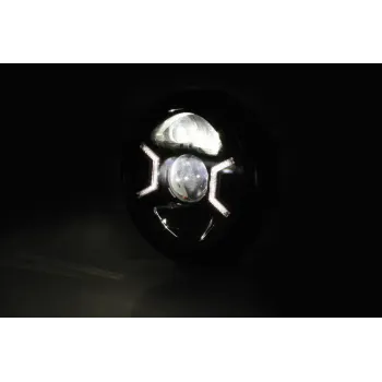 cafe 4 racer - HIGHSIDER 7 inch LED headlamp HD-STYLE TYPE 2 - Highsider LED Headlight & inserts 4054783188024