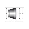 cafe 4 racer - HIGHSIDER 7 inch LED main headlamp insert TYPE 8 chrome - Highsider LED Headlight & inserts 4054783392193