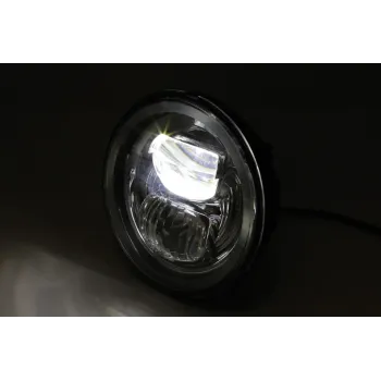 HIGHSIDER LED main headlight insert TYP 7, black reflector 5 3/4 inch