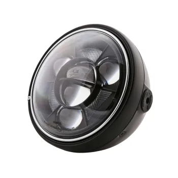 cafe 4 racer - Neo Vintage LED svetlomety chróm - MCS LED svetlá 