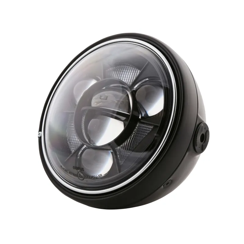 cafe 4 racer - HIGHSIDER SANTA FE TYPE 11 7-inch LED headlamp with TFL - Highsider LED Headlight & inserts 4054783691678