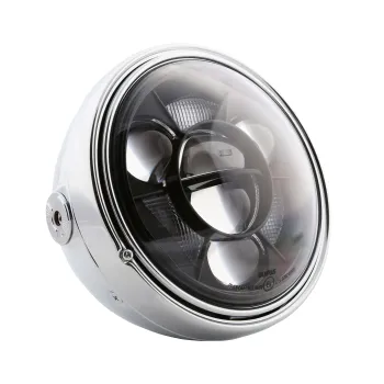 cafe 4 racer - HIGHSIDER SANTA FE TYPE 11 7-inch LED headlamp with TFL - Highsider LED Headlight & inserts 4054783691678