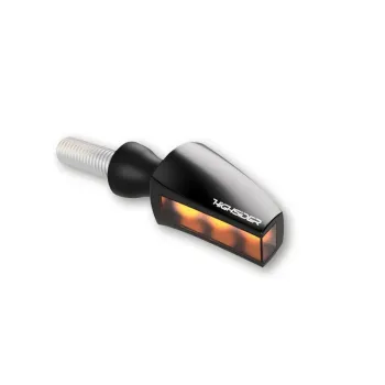 cafe 4 racer - Blaze LED turn signals ECE. Chrome with clear lens - MCS Standard indicators 