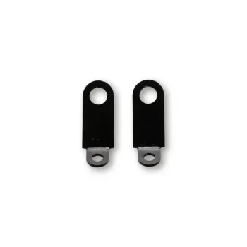 cafe 4 racer - HIGHSIDER indicator bracket set for 35-37mm forks - Highsider CNC aluminum housing & brackets 4054783188543