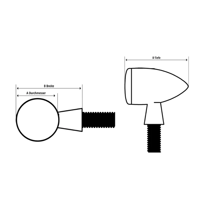 cafe 4 racer - HIGHSIDER LED indicator COLORADO - Highsider Standard indicators 4054783024513