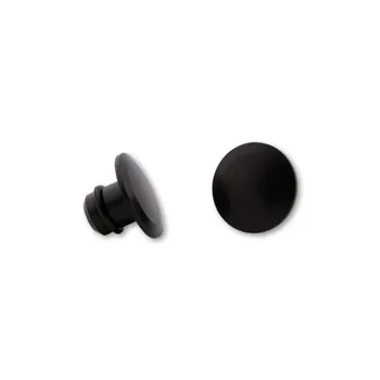 cafe 4 racer - HIGHSIDER CNC cap for M10 mirror thread, black - Highsider Accessories 4054783225484