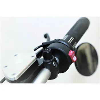 cafe 4 racer - HIGHSIDER CNC cap for M10 mirror thread, black - Highsider Accessories 4054783225484