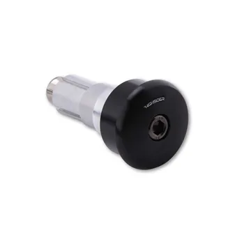 cafe 4 racer - HIGHSIDER Handlebar end CURVE, black - Highsider Bar Ends 4054783209859