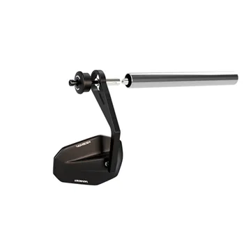 cafe 4 racer - HIGHSIDER Handlebar end CURVE, black - Highsider Bar Ends 4054783209859