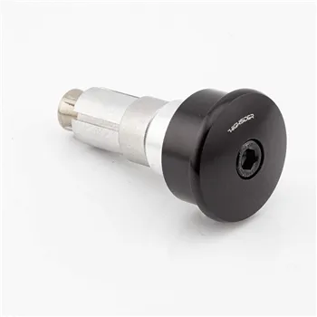 cafe 4 racer - HIGHSIDER Handlebar end CURVE, black - Highsider Bar Ends 4054783209859