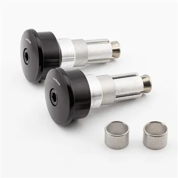cafe 4 racer - HIGHSIDER Handlebar end CURVE, black - Highsider Bar Ends 4054783209859