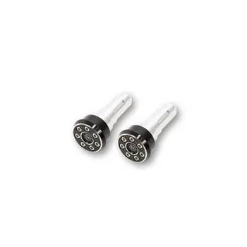 cafe 4 racer - HIGHSIDER handlebar end CONERO TYPE 2, black - Highsider Bar Ends 4054783225163