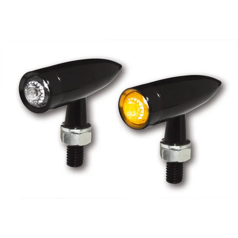 cafe 4 racer - HIGHSIDER LED-smerovka MONO BULLET LONG - Highsider Standardní ukazatele směru 4054783024599