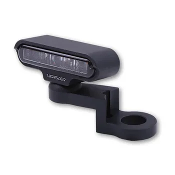 cafe 4 racer - HIGHSIDER LED indicators with CNC mirror attachment TYPE 2, black - Highsider Special indicators 4054783314621