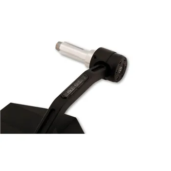 cafe 4 racer - HIGHSIDER STEALTH-X7 handlebar end mirror with LED indicators - Highsider Mirros with signal turns or position light 4054783392087