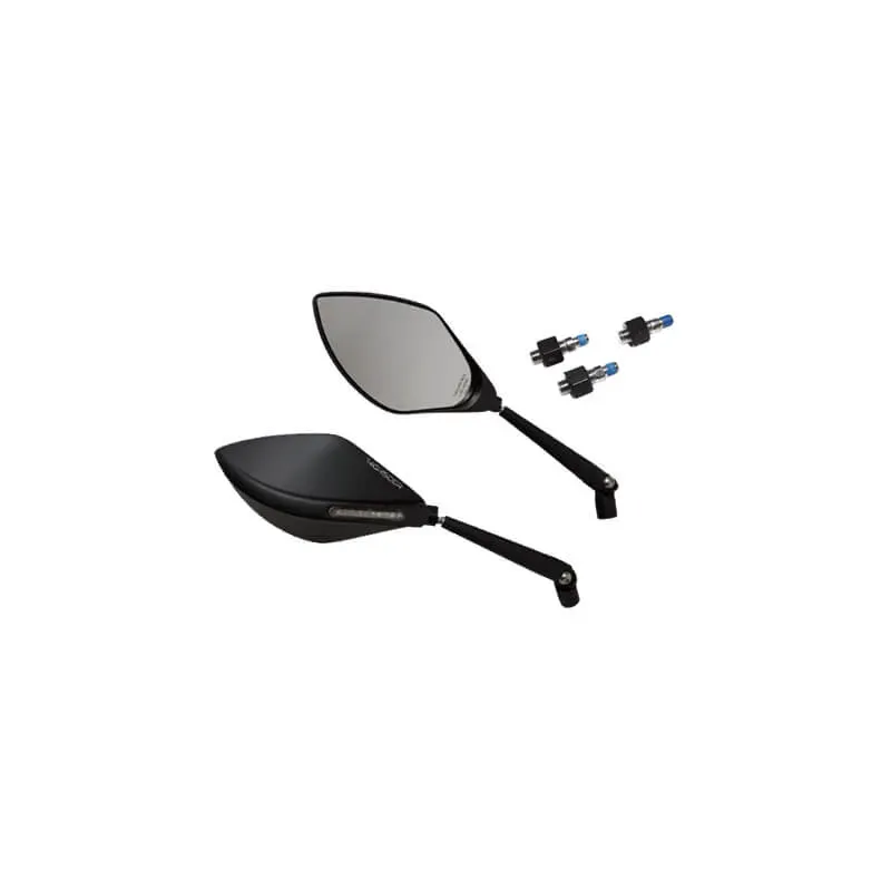 cafe 4 racer - HIGHSIDER TOREZZO mirror with LED indicators - Highsider Mirros with signal turns or position light 4054783041183