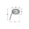 cafe 4 racer - HIGHSIDER TOREZZO mirror with LED indicators - Highsider Mirros with signal turns or position light 4054783041183