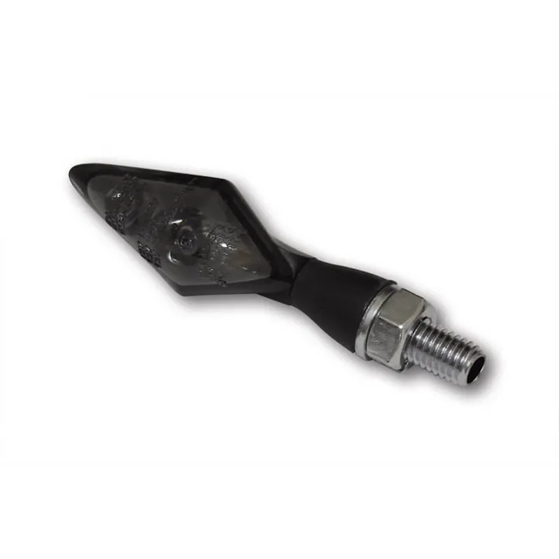 cafe 4 racer - HIGHSIDER LED indicator/position light PEN HEAD DOUBLE, black, tinted - Highsider 2in1 and 3in1 4054783024728