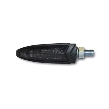 cafe 4 racer - HIGHSIDER LED indikátor/pozičné svetlo ARC, čierne - Highsider Štandardné smerovky 4054783025800