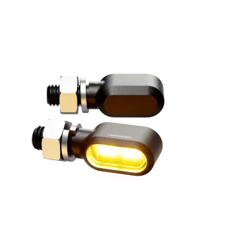 cafe 4 racer - HIGHSIDER LITTLE BRONX-MX 2in1 LED Turn Signal/Position Light - Highsider 2in1 and 3in1 4054783689422