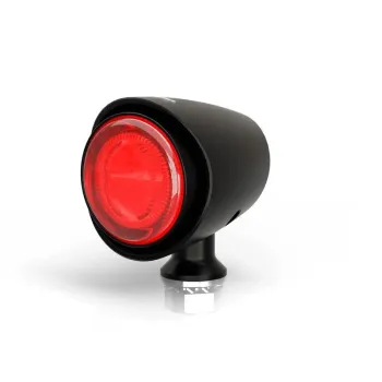 cafe 4 racer - Rear Light LED CR4 Led taillight with plate holder - Black & Red - Cafe4Racer LED Rear lights 