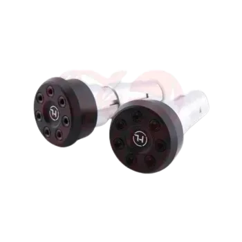 cafe 4 racer - HIGHSIDER handlebar end CONERO TYPE 2, black matte - Highsider Bar Ends 4054783390984
